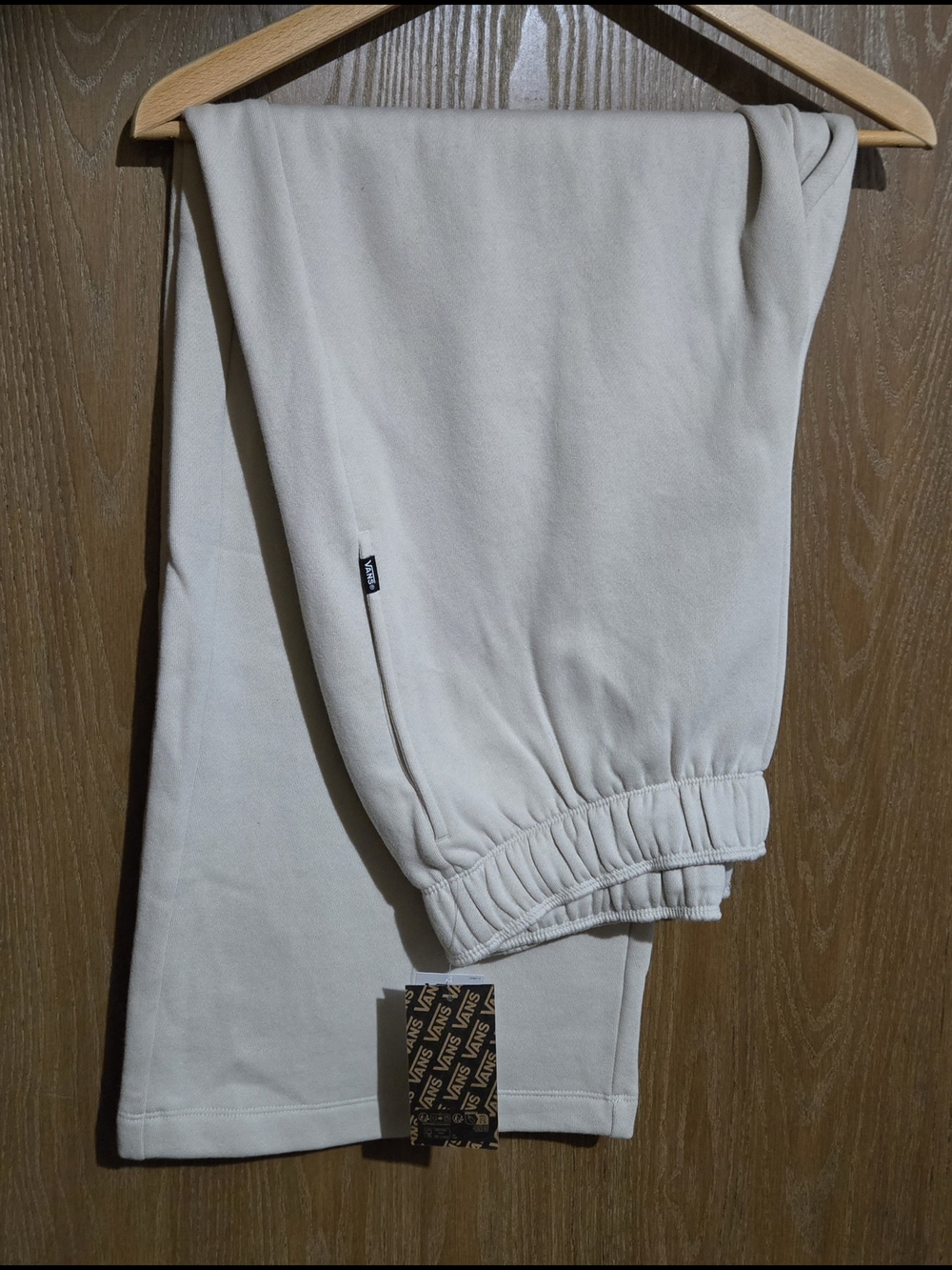 NWT - Vans Cream Track Pants